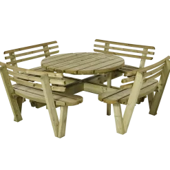 Plus bord- og bænkesæt trykimprægneret, 237 cm