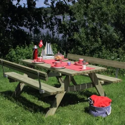 Plus bord- og bænkesæt trykimprægneret, 300 cm