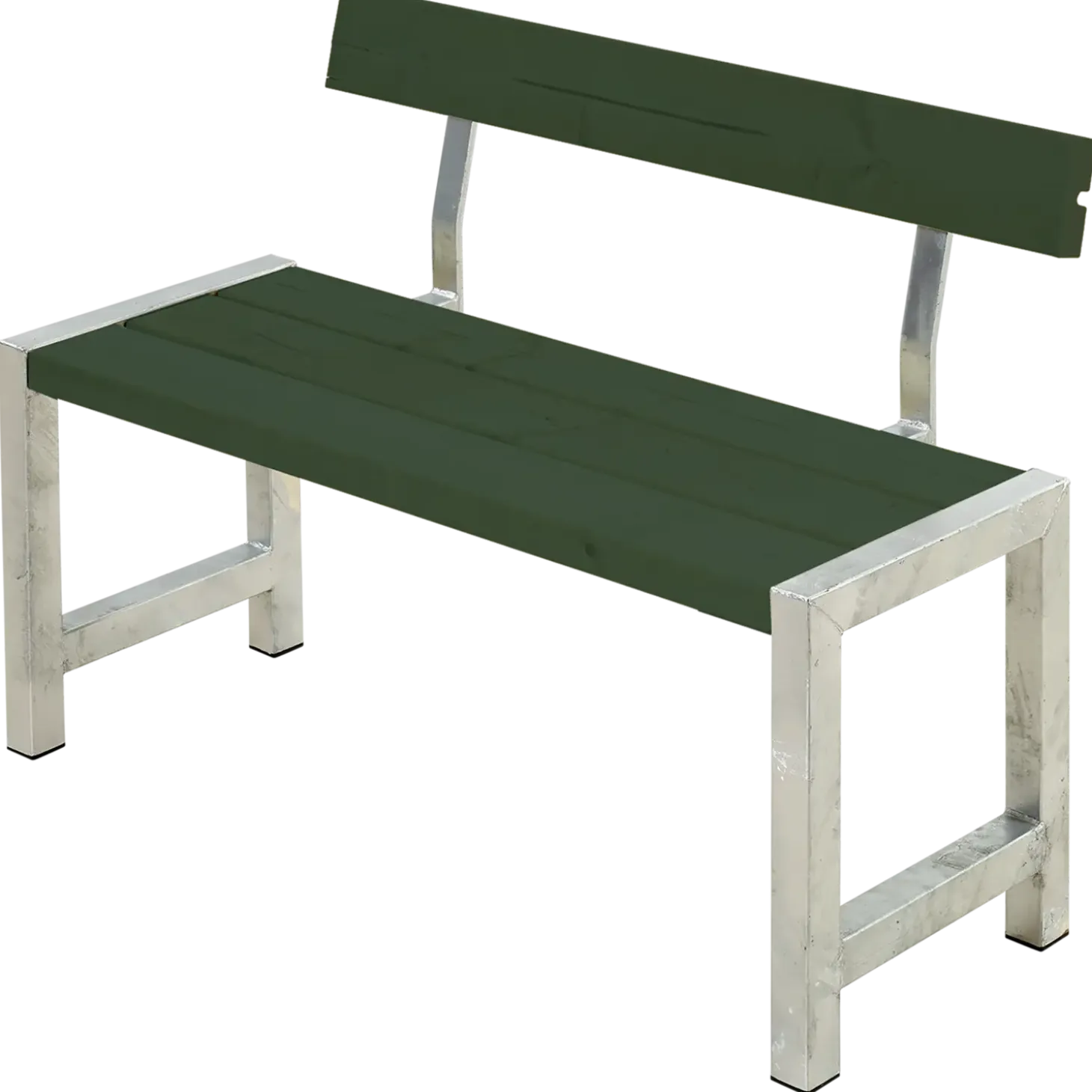 Plus Café plankebænk med 1 ryglæn 127 cm trykimp