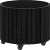 PLUS Circle plantekasse Sort Ø55/45 cm