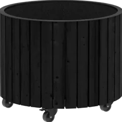 PLUS Circle plantekasse Sort Ø55/45 cm