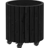 PLUS Circle plantekasse Sort Ø40/45 cm