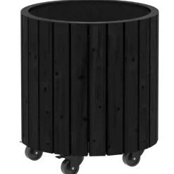 PLUS Circle plantekasse Sort Ø40/45 cm