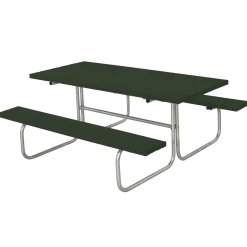 Plus Classic bord/bænkesæt 177 cm replast sort