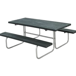 Plus Classic bord/bænkesæt 177 cm replast sort