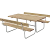 Plus Classic Bord/Bænkesæt m/2 ryglæn 177 cm ThermoWood®