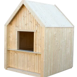 PLUS Classic legehus 144×124 cm ubehandlet