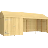 Plus Classic Multi Havehus 14,5 m²  3 moduler m/enkeltdør og åben front