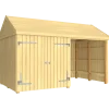 Plus Classic Multi Havehus 10 m²  2 moduler m/dobbeltdør og åben front