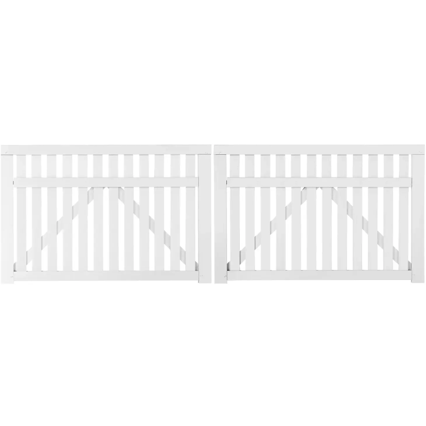 Plus Country dobbeltlåge 300x98 cm hvid