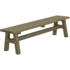Plus Country plankebænk 177 cm gråbrun