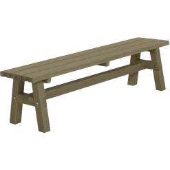 Plus Country plankebænk 177 cm gråbrun