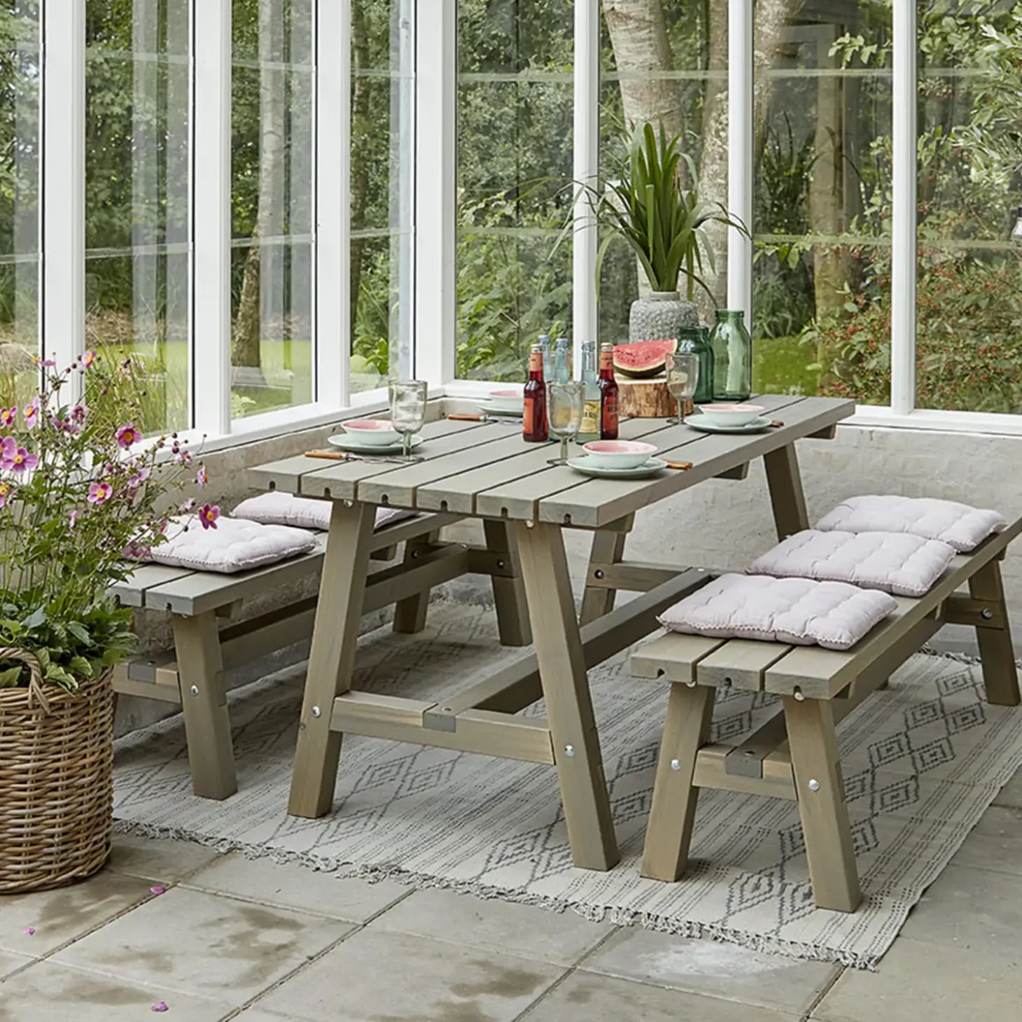 Plus Country plankesæt 177 cm sort
