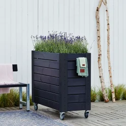 Plus Cubic Blomsterkasse m/hjul  87x95 cm
