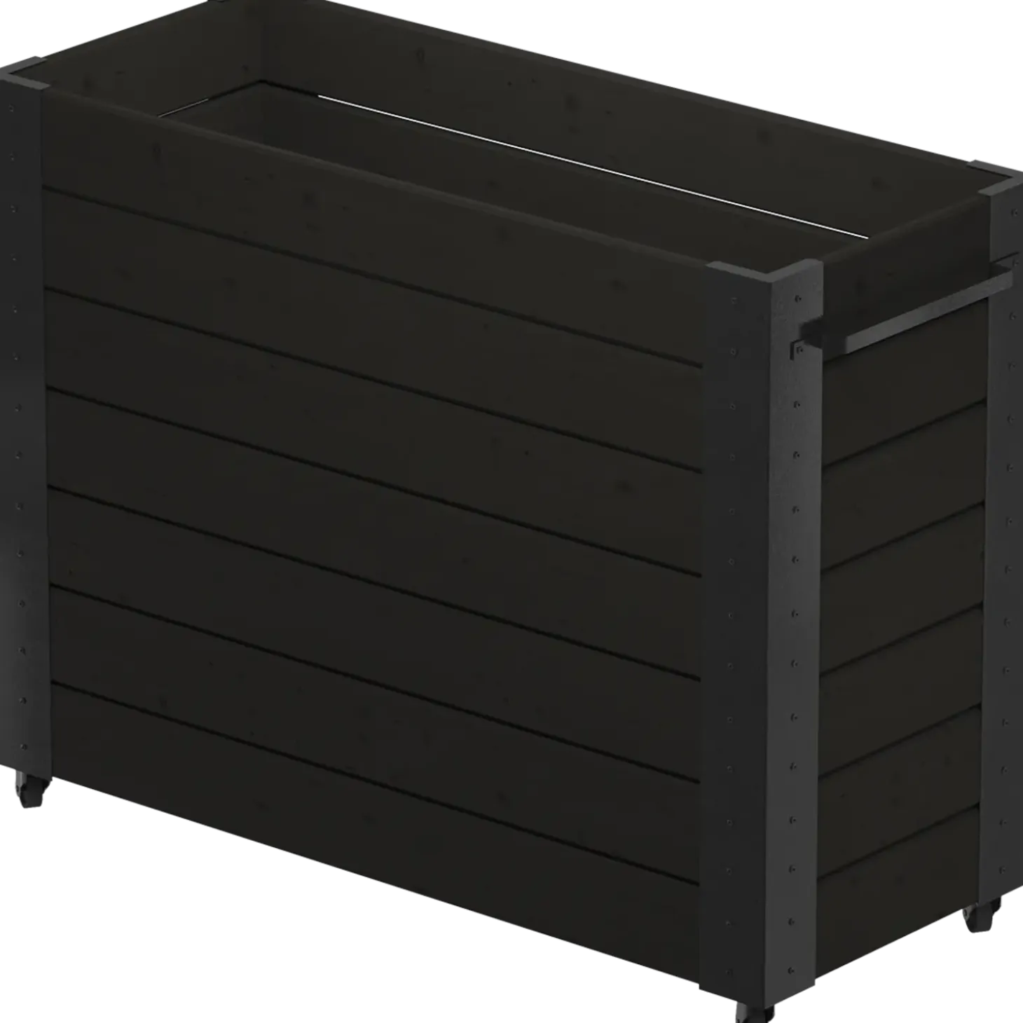 Plus Cubic Blomsterkasse m/hjul 50x120x95 cm