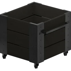 Plus Cubic Blomsterkasse m/hjul 46x45 cm