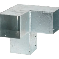 Plus Cubic hjørnebeslag dobbelt til 7x7 cm stolper