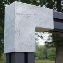 Plus Cubic hjørnebeslag t/stolpe enkelt varmgalvaniseret 7x7 cm