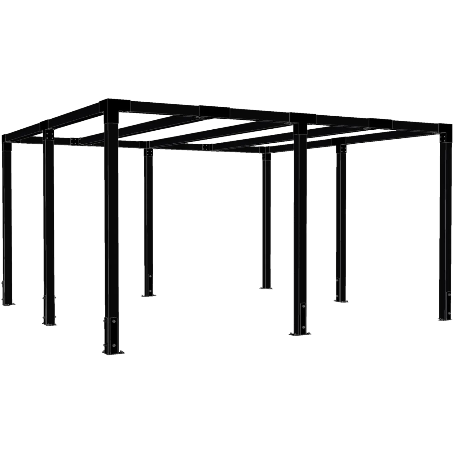 Plus cubic pergola sort