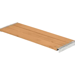 Plus Cubic/PIPE bænk inkl. beslag 120 cm lærketræ