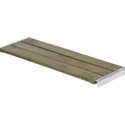 Plus Cubic/PIPE bænk inkl. beslag sort 60 cm