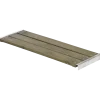 Plus Cubic/PIPE bænk inkl. beslag 120 cm gråbrun