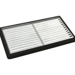Plus Cubic rist sampak sort gummimåtte - 88x48x4 cm