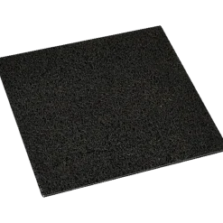 Plus Cubic rist sampak sort gummimåtte - 88x48x4 cm