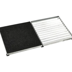 Plus Cubic rist sort 2 stk - 40x40x3,5 cm