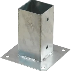 Plus Cubic stolpefod t/fundament 9x9 cm varmgalvaniseret