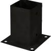 Plus Cubic stolpefod t/fundament 9x9 cm sort
