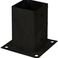 Plus Cubic stolpefod t/fundament 9x9 cm sort