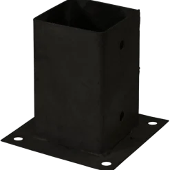 Plus Cubic stolpefod t/fundament 9x9 cm sort