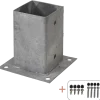 Plus Cubic Stolpefod  9x9 cm stolper  til fundament  m/skruer