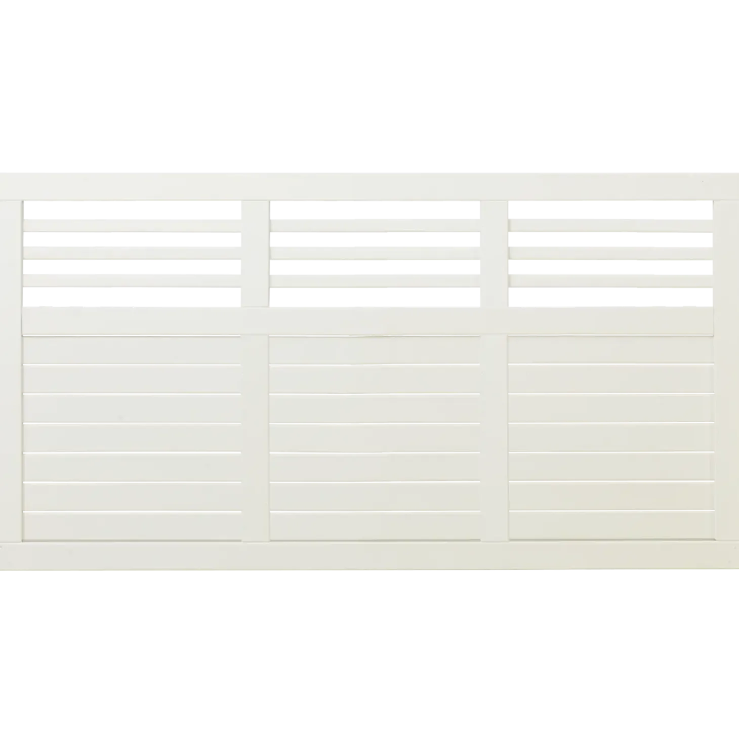 Plus Decora hegn 180x95 cm hvid