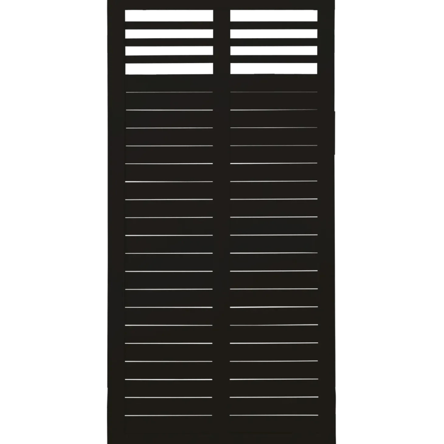 Plus Decora hegn 90x180 cm sort