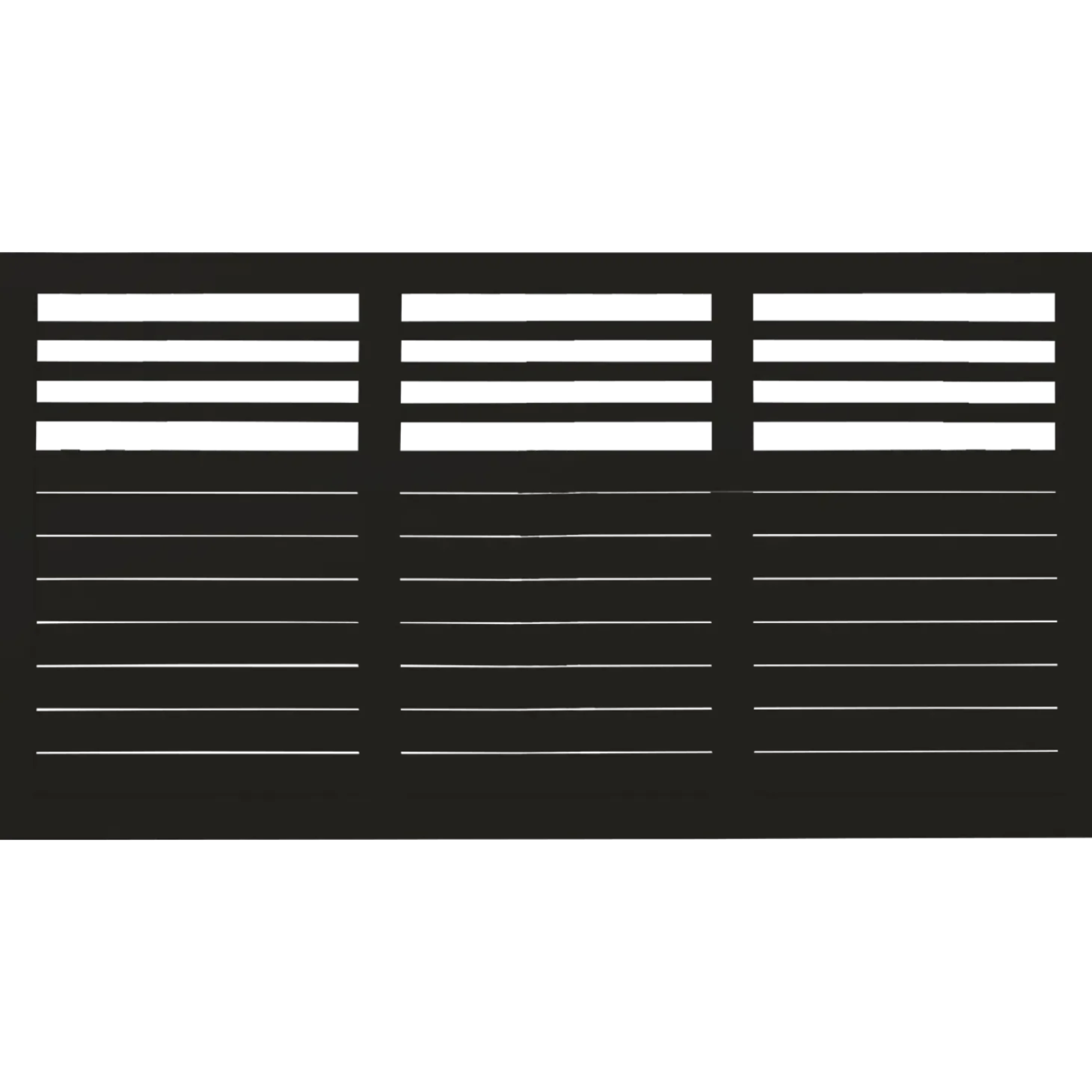 Plus Decora hegn 180x95 cm sort
