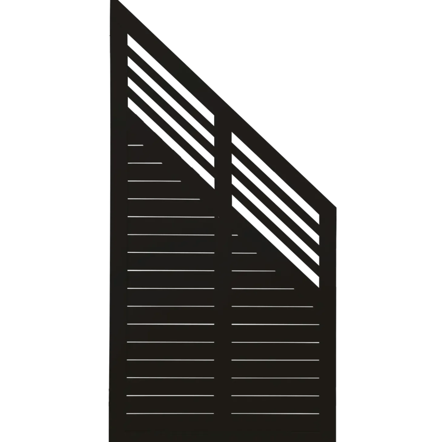 Plus Decora skråelement 90x180/95 cm sort