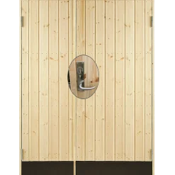 Plus dobbeltudhusdør panel inkl. karm HU 1278x187,8mm