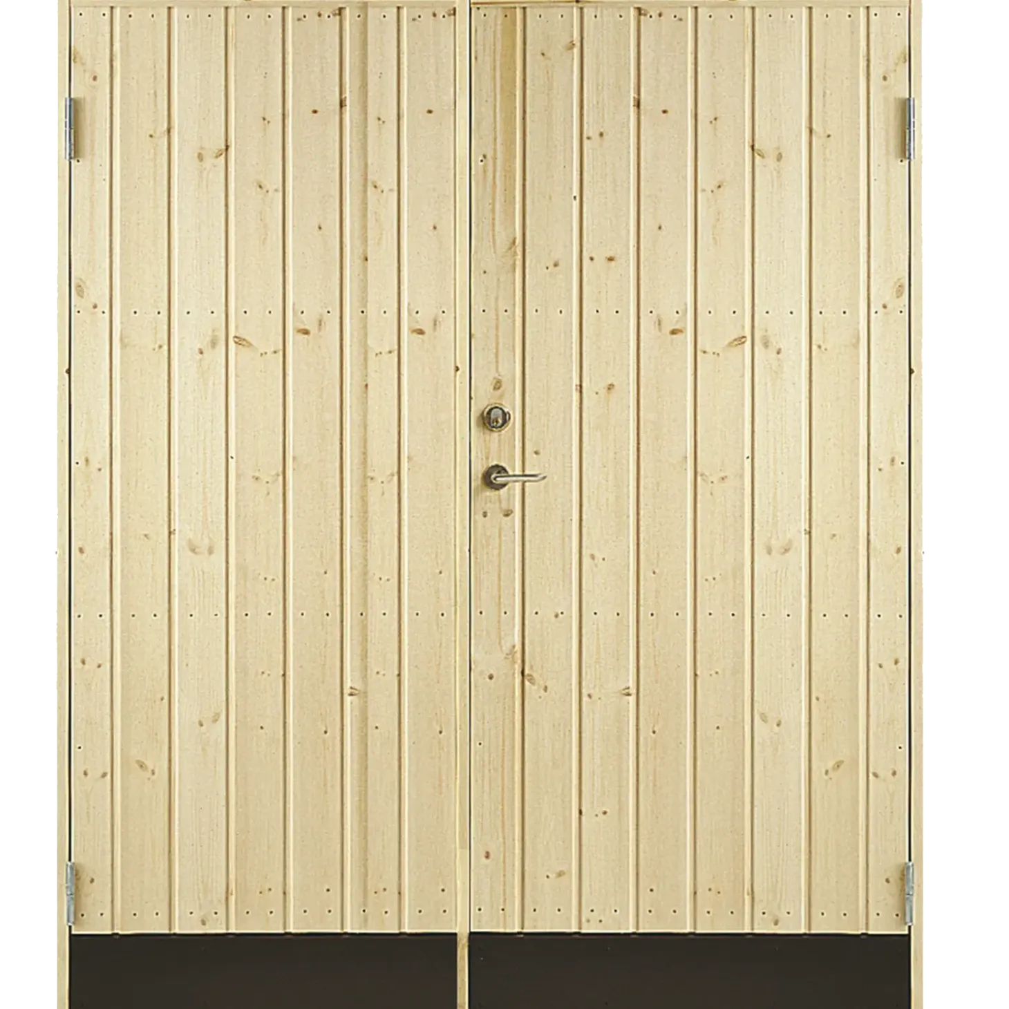 Plus dobbeltudhusdør panel inkl. karm HU 127,8x197,8 cm