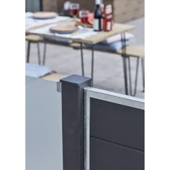 Plus Futura komposithegn 90x145 cm skifergrå