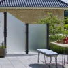 Plus glashegn skråelement 90x180/127 cm frosted