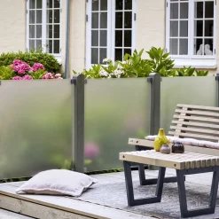 Plus glashegn 55,4x176 cm klart