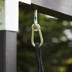 Plus gyngestativ Cubic med 2 gynger, sort