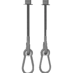 Plus gyngestativ Cubic, sort