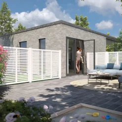 Plus Harmoni Hegn  180x140 cm hvid