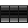 Plus Harmoni Hegn  180x107 cm sort