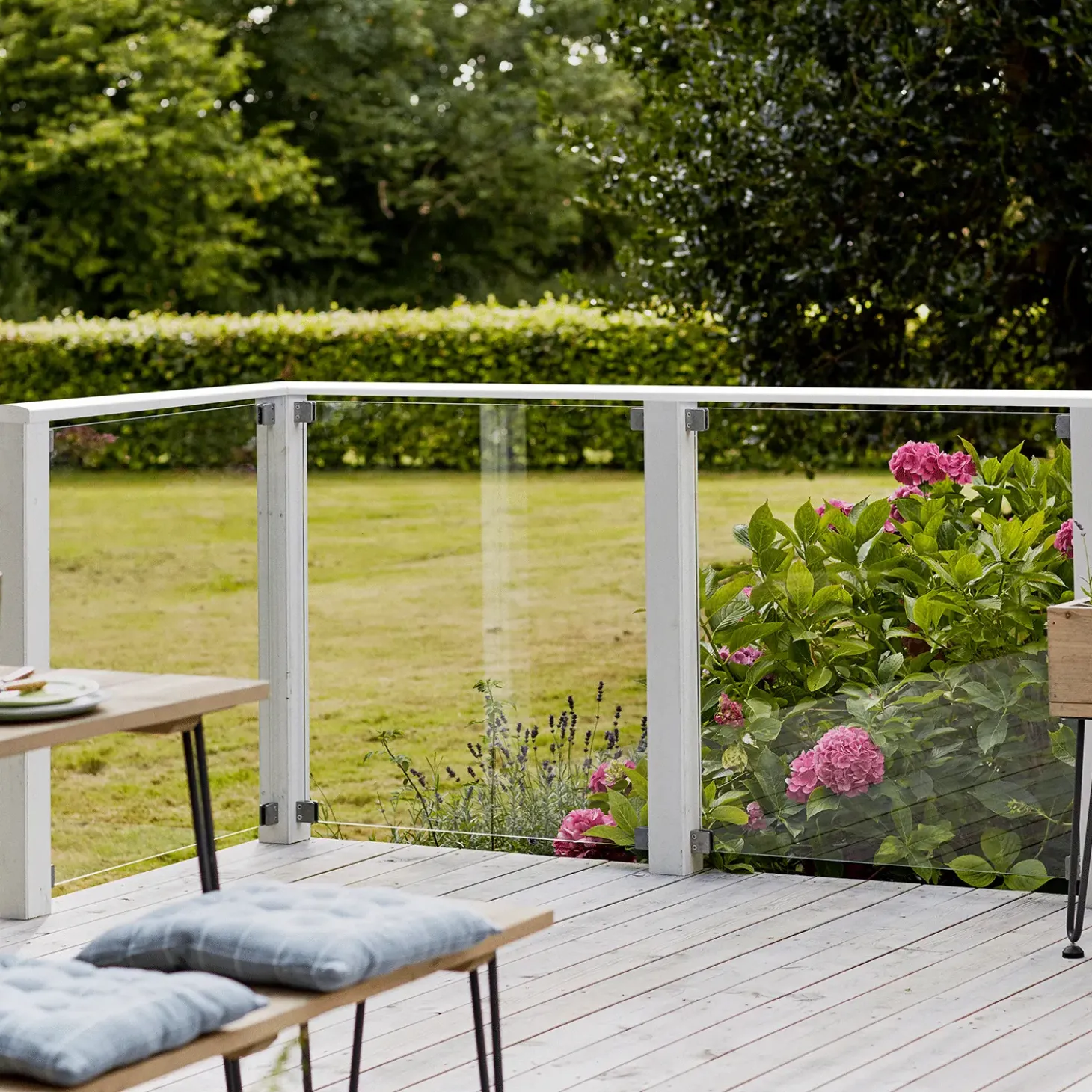 Plus håndliste 209 cm hvid