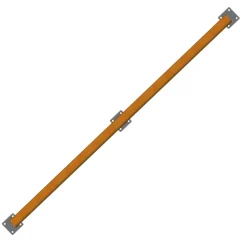 Plus håndliste t/gelænder 6x189cm olieret