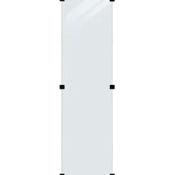 PLUS Hærdet Glashegn Klart 55,4×176 cm